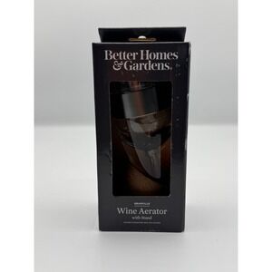 Better Homes & Gardens Granville Wine Aerator with Stand,‎ New in Box